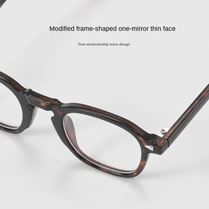 Monture <span class=keywords><strong>de</strong></span> lunettes pour <span class=keywords><strong>homme</strong></span> <span class=keywords><strong>en</strong></span> acétate photochromique, circulaire, solide, nautique, avec verres optiques anti-lumière bleue et anti-reflet - Product Image 3