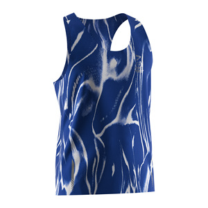 Men’s Lightweight Running Tank <b>Top</b> Breathable Quick Dry Gym Vest with Laser Perforation <b>Reflective</b> Logo - Product Image 3