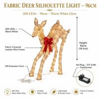 Oferta Especial: Set Familiar de Renos Navideños Iluminados para Jardín Exterior con Luces LED, Estacas y Bridas