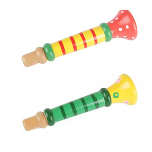 Offre Spéciale : Instrument de Musique en Bois Coloré pour Enfants - Trompette Jouet - Product Image 2