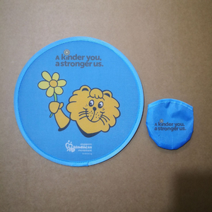 Éventail rond pliable personnalisé imprimé par sublimation, disque volant en nylon flexible pour la promotion estivale, <span class=keywords><strong>film</strong></span> plastique - Product Image 4