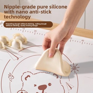 OEM <b>Silicone</b> Dough Pad Non Slip Non-Stick High Temperature Resistant <b>Baking</b> Food Grade Heat Insulation Rolling Pad <b>Baking</b> Panel - Product Image 5
