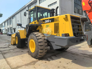 Alta calidad Original importado Japón 16 toneladas usado Komatsu 380 motor diésel Tractor cargador frontal rueda cargador WA380Z - Product Image 6
