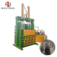 Compacteur de pneus hydraulique vertical pour papier usagé, semi-automatique, haute efficacité, avec moteur