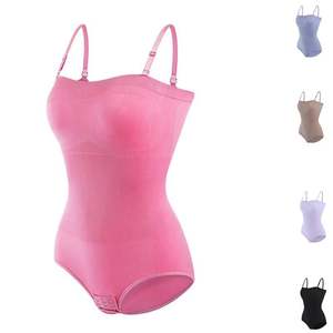Bodysuit de Tallas Grandes para Mujer al por Mayor, con Abertura en la Entrepierna, Tallas S-3XL, Faja Moldeadora de Cuerpo Completo sin Costuras, Bragas de Control Transpirables, Ropa Interior - Product Image 1