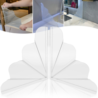 Grands coussinets de protection anti-éclaboussures en silicone transparent pliant pour salle de bain robinets d'évier de cuisine pour baignoire hôtels d'eau