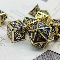 Accessoires de jeu de société Cool & Unique Dungeons & Dragons Personnalisables Nouveau Style Dés polyédriques du MDN en alliage de zinc en métal massif