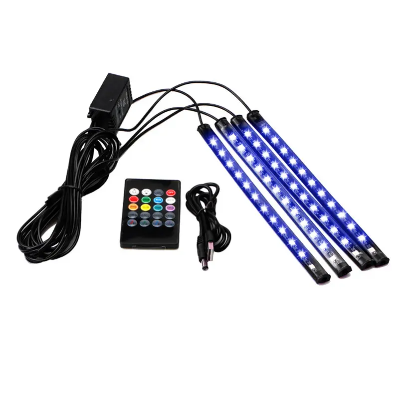 12V 5050 APP remote control music sound sensor car underglow led strip light underbody car decoration light