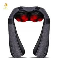 Oreiller de massage de pétrissage masseur d'oreiller de cou soulagement de douleur musculaire masseur de dos et de cou de Shiatsu avec la chaleur