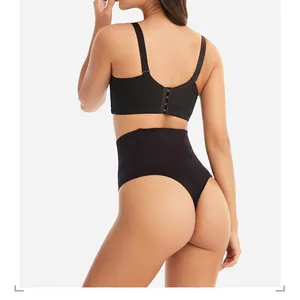 Sexy Women Thong Shaper High Waist Tummy Control Panties Slimming Underwear Waist Trainer Shaping Briefs Butt Lifter Shape