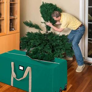 Free Sample wholesale Custom Factory Large Heavy Duty <b>Storage</b> Container with Wheels Handles <b>Christmas</b> Rolling <b>Tree</b> <b>Storage</b> <b>Bag</b> - Product Image 4