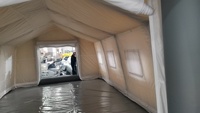 Tente gonflable pour secours en cas de catastrophe