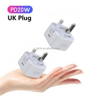 Adaptateur secteur pliable PD 35W UK Type-C avec charge rapide QC3.0 pour 15/16 Pro Max - Vente directe d'usine