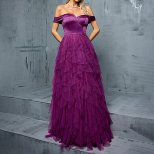 Vestidos de noche <span class=keywords><strong>para</strong></span> mujer, tallas grandes, vestidos de <span class=keywords><strong>dama</strong></span> de honor, de gasa, ropa formal <span class=keywords><strong>para</strong></span> damas, conjuntos <span class=keywords><strong>para</strong></span> ropa corporativa - Product Image 3