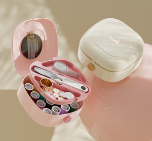 Nuevo conjunto de bolsa de almacenamiento de costura portátil para el hogar, caja de costura manual multifunción, accesorios para adultos, estudiantes, embalaje de plástico PP - Product Image 4