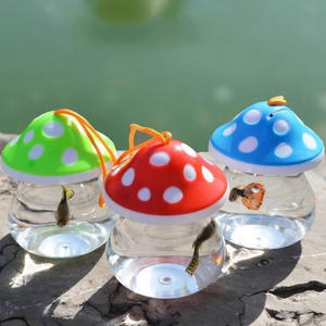 Betta Cup Jellyfish Cup Betta Fish Tank Mini pequeño plástico transparente con seta Cup Fish Tank - Product Image 5