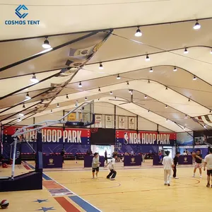 Открытый баскетбольный корт палатка для бадминтона футбольное поле навес для мобильного хранения автомобиля для выставки Крытый спортивный навес