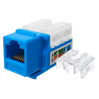Cat6 UTP 90-Grad 8P8C Vergoldeter Ungeschirmter Werkzeugloser 110 Punch-Down Ethernet Netzwerk RJ45 Modularer Keystone-Anschluss