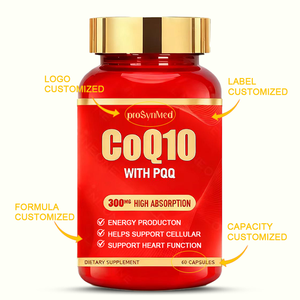 קפסולות CoQ10 עם PQQ לבריאות הלב, עייפות, פוריות ובריאות, קואנזים Q10 - Product Image 3