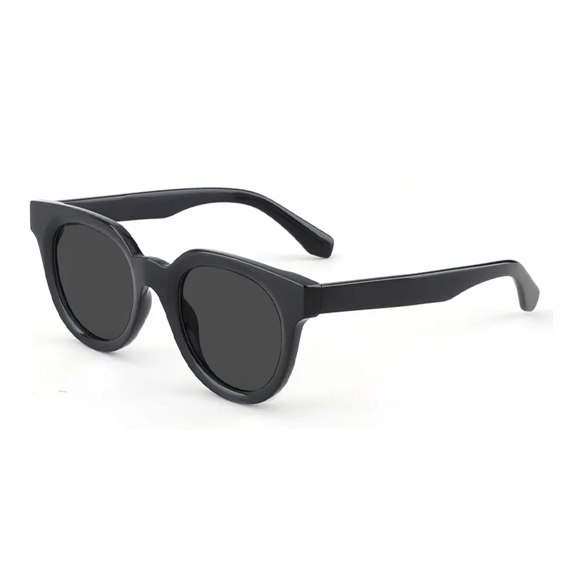 Özel yaz güneş gözlüğü büyük çerçeve sarı ve siyah renkli selüloz asetat göz gözlük tasarımcısı güneş gözlüğü