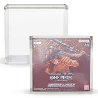 Vitrine en acrylique transparente ExclusiveGuard, une seule pièce, pour l'exposition de boîtes de collection