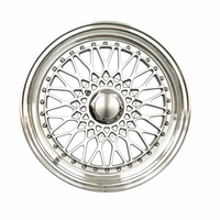 Jantes forgées de style RS de 18/19 pouces, polies, à design rétro en maille profonde, 4x100/5x112 5x120, jantes sport pour BMW VW Audi