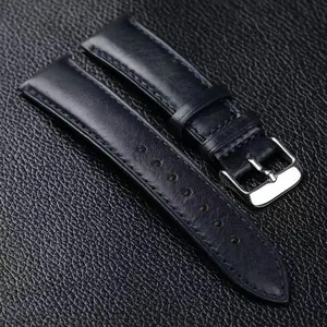 Wristband Leather Watch Bands 18mm 20mm 22mm Cowhide Watch Straps Bracelet Men Watch Accessories Unisex