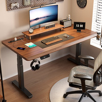 Bureau d'ordinateur intelligent inclinable et réglable en hauteur en acier électrique, design minimaliste moderne, ensemble chaise de bureau gaming pour la maison et le bureau