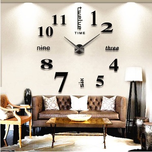 Adesivo murale decorativo per la casa orologio <span class=keywords><strong>da</strong></span> <span class=keywords><strong>parete</strong></span> fai <span class=keywords><strong>da</strong></span> te senza cornice 3D - Product Image 5