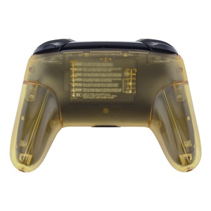 EXtremeRate Amber Yellow Faceplate Backplate Handles DIY Replacement Full Housing Shell Cover for Nintendo <b>Switch</b> Pro Controller - Product Image 5