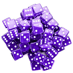 Jeton de Poker Lounge 25 Dés 19mm Violet - Product Image 5