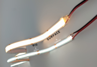 Bande lumineuse LED COB haute densité 24V, 15 mm de large, 960 puces/mètre, ruban linéaire flexible, éclairage uniforme intérieur