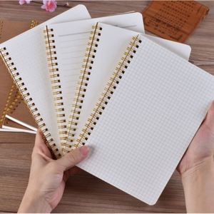 School Supplies A5 <b>Diary</b> Kraft Spiral Notebook 100 Sheets Blank Daily <b>Weekly</b> Planner - Product Image 1