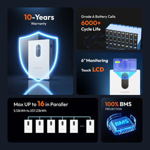 Sistema Solar Híbrido Todo en Uno Sunark Smart de 51.2V 5kWh-15kWh con Batería LiFePO4, BMS Integrado, CAN, 91% de Eficiencia y Monitoreo en Tiempo Real - Product Image 4