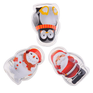 Chauffe-mains en PVC en forme de Père Noël, chaleur instantanée, chauffe-mains en gel portables pour l'hiver - Product Image 4