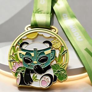 Médailles de course de marathon avec logo personnalisé, médailles commémoratives, récompenses en métal or, argent, bronze - Product Image 2