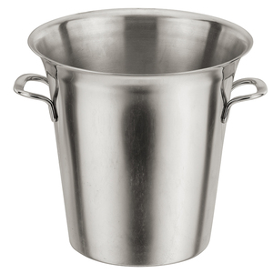 Seau à boissons en argent plaqué avec couvercle et poignée pivotante pour hôtel, bar, seau à glace - Product Image 3