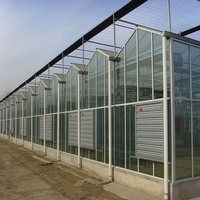 Serre en verre agricole/commerciale Serre verte Offre Spéciale la moins chère