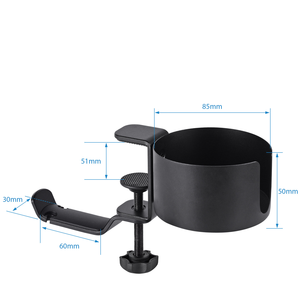 Support de tasse de table en métal robuste et grand format, antidérapant, pour <span class=keywords><strong>bouteille</strong></span> d'eau, accessoires de rangement pour bureau, PC et jeux - Product Image 6