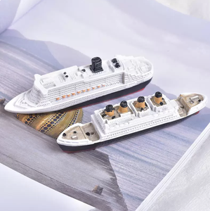 Nouveau modèle du Titanic, navire de croisière multi-ponts, décoration créative pour la maison, navire en résine méditerranéen - Product Image 1