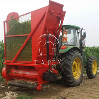 Mini moissonneuse agricole à vendre Fourrage vert ensilage de maïs sucré pour machines de tracteur agricole