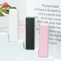 Boîte d'emballage vide pour rouge à lèvres et gloss à lèvres Baoren personnalisée 95x25mm rose mat, emballage cosmétique, emballage de parfum, boîtes en papier blanches vides