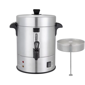 <span class=keywords><strong>Cafetière</strong></span> Commerciale Certifiée ETL 30 Tasses 4,5 L en Acier Inoxydable, Sans <span class=keywords><strong>Filtre</strong></span> Papier, pour Usage Domestique, Extérieur et Hôtelier, 1000 W - Product Image 4