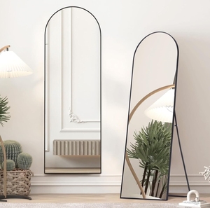 Modern Styled Fancy Aluminium Full-Length Dressing <strong>Wall</strong> <strong>Leaning</strong> <strong>Mirror</strong> Big Living Room Floor Standing Espejo Spiegel <strong>Mirror</strong> - Product Image 2