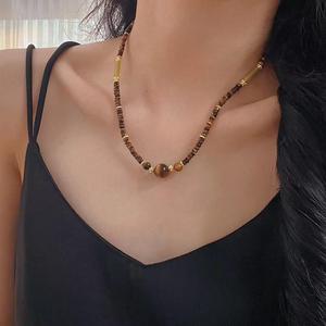 Großhandel natürliche Tiger Eye Stone <span class=keywords><strong>Neck</strong></span> für Mädchen - Product Image 1