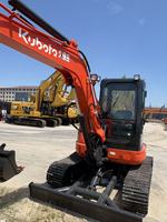 Mini-excavatrice Kubota U50-4 d'occasion, 5 tonnes, Japon, petite pelle sur chenilles d'occasion avec EPA CE, en bon état de fonctionnement, à vendre
