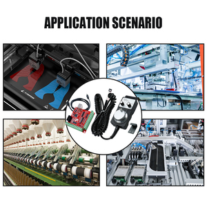 Hltnc 4 Trục 5V 100 Xung Tay Quay Xung Máy Phát Điện Cho Mach3 Bảng Màu Đỏ Kit Cho <span class=keywords><strong>CNC</strong></span> Máy Công Cụ Máy Khắc - Product Image 6