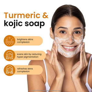 Savon artisanal éclaircissant et hydratant à la vitamine C de pamplemousse, nourrissant, pour le corps et le visage, éliminateur de taches brunes, baume végétalien et biologique - Product Image 2