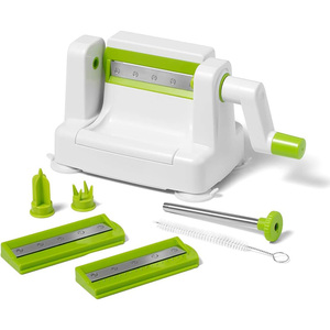 Spiraliseur manuel de légumes de comptoir, multi-lames, trancheuse à manivelle pour fruits <span class=keywords><strong>et</strong></span> légumes, machine à nouilles, spiraliseur de légumes - Product Image 4