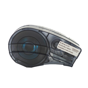 Ruban d'étiquetage thermorétractable compatible M21-125-C-342-WT, 2,1 m, noir sur blanc, pour imprimante d'étiquettes <span class=keywords><strong>Brady</strong></span> <span class=keywords><strong>BMP21</strong></span> <span class=keywords><strong>PLUS</strong></span> <span class=keywords><strong>BMP21</strong></span> LAB - Product Image 3